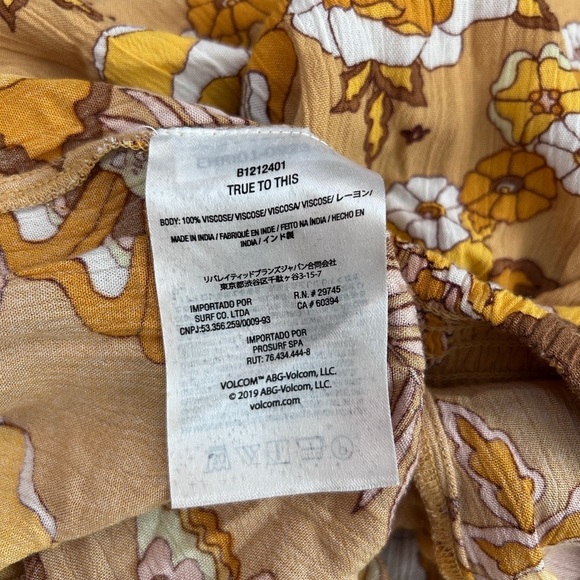 Volcom Sun Keep Pants | Tropic Yellow - Picture 6 of 10